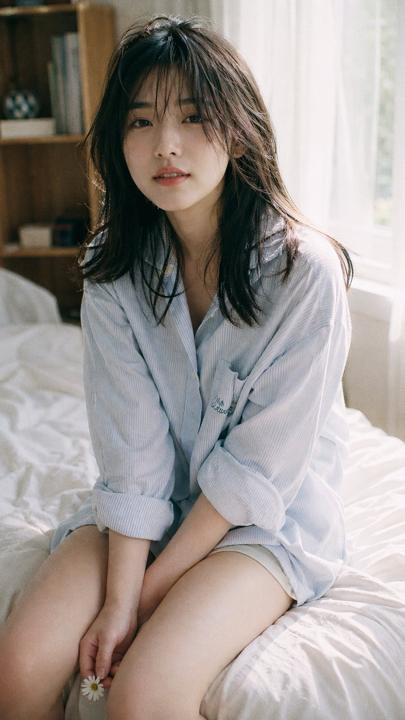 #1241 아침 후지 필름풍 홈 인물 사진 참고 이미지