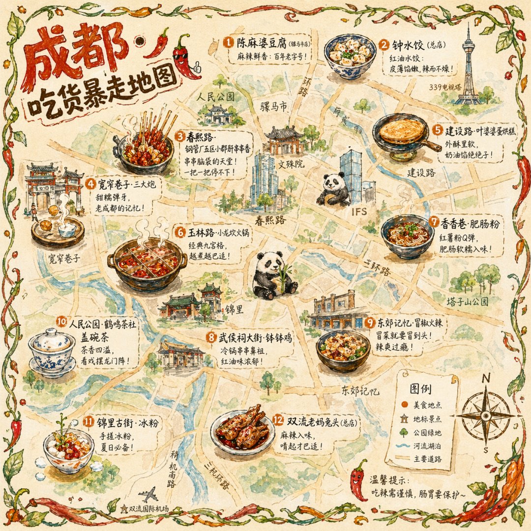 #274 한국 미식 도시 손그림 지도 (case-11과 유사) 참고 이미지