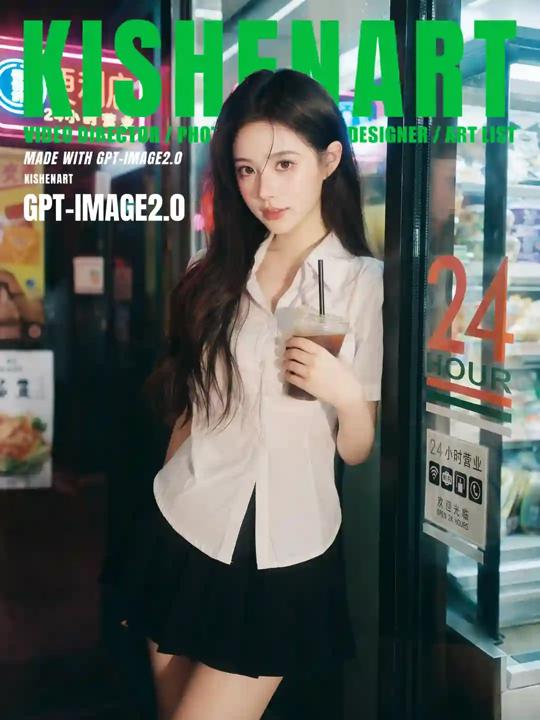 #1109 편의점 형광등 필름 인물사진 참고 이미지