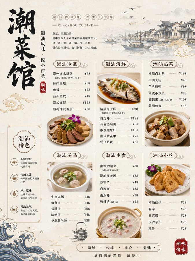 #294 한식당 메뉴판 참고 이미지