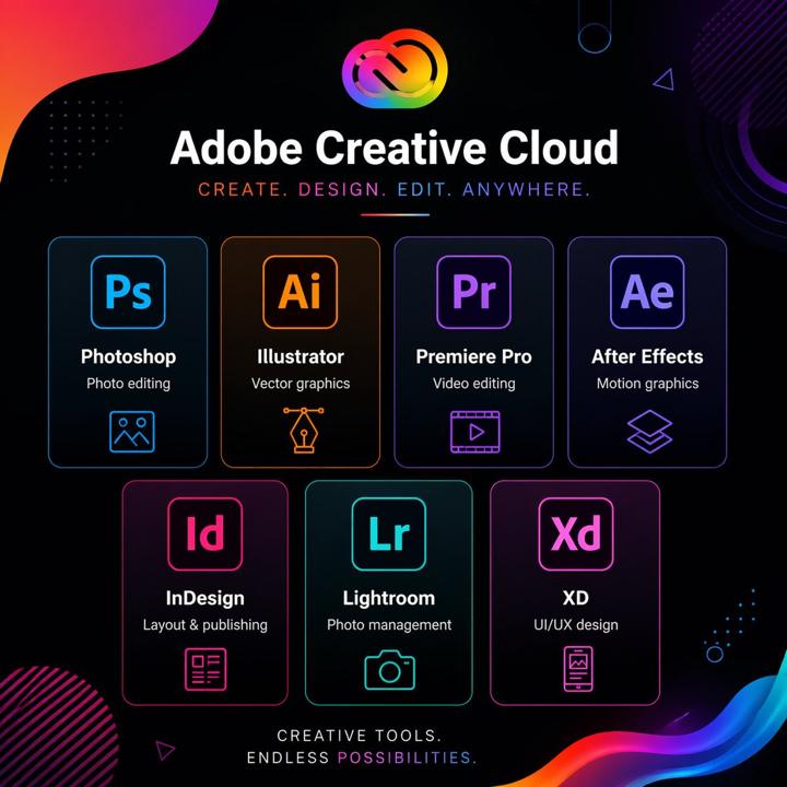 #1087 Adobe 마스터하기: 크리에이티브 도구 비주얼 가이드 참고 이미지